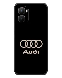 Чехол для Infinix GT 50 Pro с картинкой «Audi — золотой логотип»