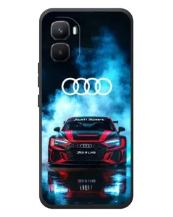 Чехол для Infinix GT 50 Pro с картинкой «Audi Sport — неон»