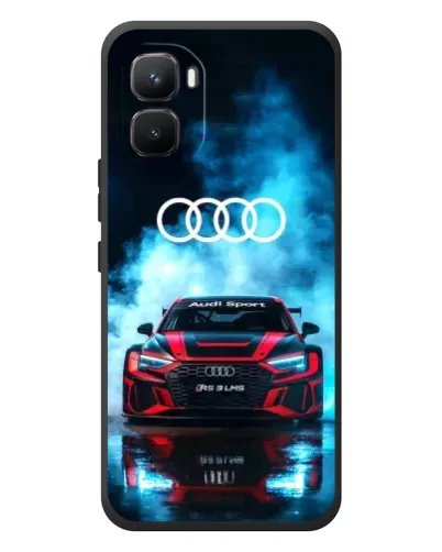 Чехол для Infinix GT 50 Pro с картинкой «Audi Sport — неон»