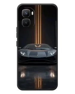 Чохол для Infinix GT 50 Pro з картинкою «Lamborghini золоті лінії»