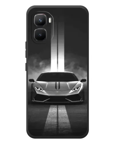 Чехол для Infinix GT 50 Pro с картинкой «Lamborghini симметрия дорог»