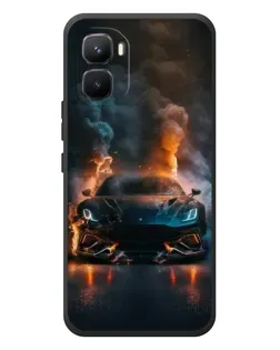 Чехол для Infinix GT 50 Pro с картинкой «Lamborghini дымная эстетика»