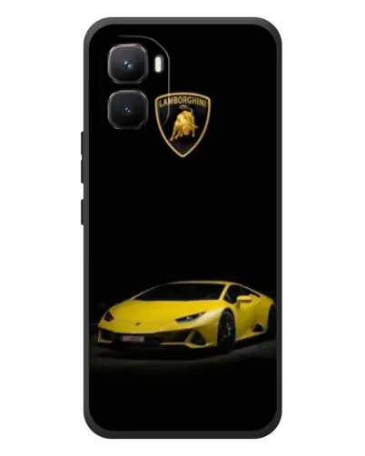 Чехол для Infinix GT 50 Pro с картинкой «Lamborghini желтый акцент»