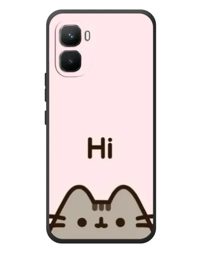 Чехол для Infinix GT 50 Pro с картинкой «Пушин говорит Hi»
