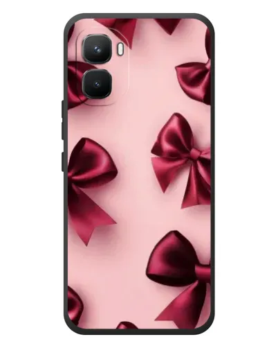 Чехол для Infinix GT 50 Pro с картинкой «Бордовый атлас»