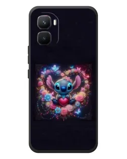 Чехол для Infinix GT 50 Pro с картинкой «Stitch в цветах»