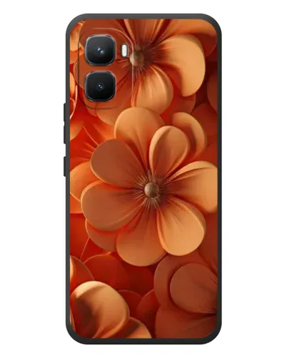 Чехол для Infinix GT 50 Pro с картинкой «Оранжевый макро цветок»