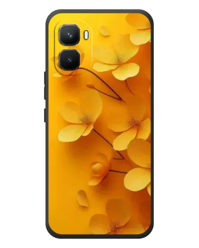 Чехол для Infinix GT 50 Pro с картинкой «Золотые лепестки»