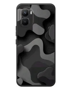 Чохол для Infinix GT 50 Pro з картинкою «Темний абстрактний камуфляж»