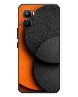 Чехол для Infinix GT 50 Pro с картинкой «Геометрия оранжевых кругов»