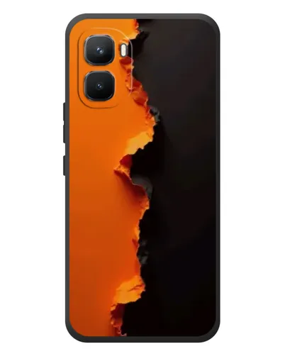 Чехол для Infinix GT 50 Pro с картинкой «Оранжевый разлом»