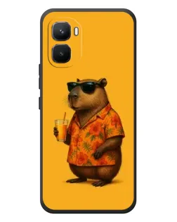 Чохол для Infinix GT 50 Pro з картинкою «Капібара на відпочинку»