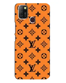 Чехол для Infinix Hot 10 Lite с картинкой «Оранжевый стиль LV»