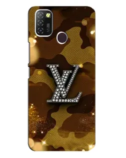 Чехол для Infinix Hot 10 Lite с картинкой «Камуфляжный Louis Vuitton»