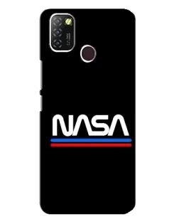 Чохол для Infinix Hot 10 Lite з картинкою «NASA — класика Red Blue» Чохол для Infinix Hot 10 Lite з картинкою «NASA — класика Red Blue»