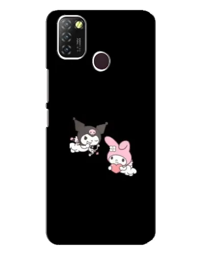 Чехол для Infinix Hot 10 Lite с картинкой «My Melody и Kuromi» Чехол для Infinix Hot 10 Lite с картинкой «My Melody и Kuromi»