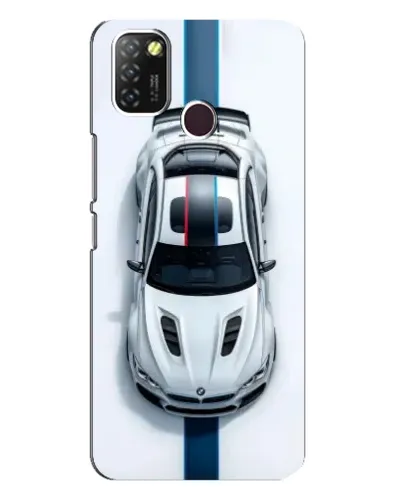 Чехол для Infinix Hot 10 Lite с картинкой «Вид сверху — BMW M»