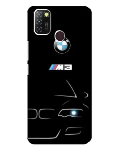 Чехол для Infinix Hot 10 Lite с картинкой «Минималистичный принт BMW M3»