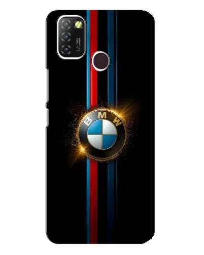 Чехол для Infinix Hot 10 Lite с картинкой «BMW M-Power неон»
