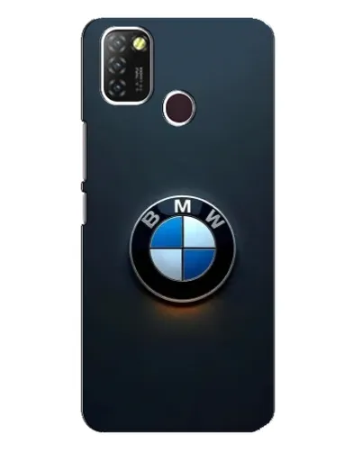 Чехол для Infinix Hot 10 Lite с картинкой «Логотип BMW — минимализм»