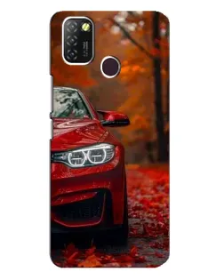 Чехол для Infinix Hot 10 Lite с картинкой «Осенняя BMW M4»
