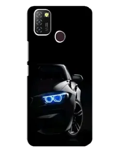 Чехол для Infinix Hot 10 Lite с картинкой «BMW — ночной взгляд»
