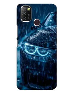 Чехол для Infinix Hot 10 Lite с картинкой «BMW под дождем»