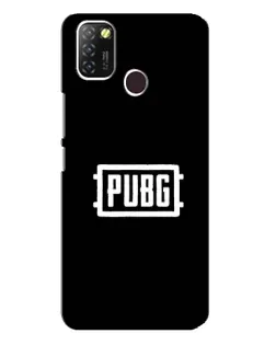 Чехол для Infinix Hot 10 Lite с картинкой «Лого BMW — металлический блеск»