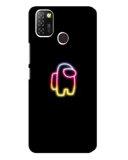 Чехол для Infinix Hot 10 Lite с картинкой «Among Us градиент»