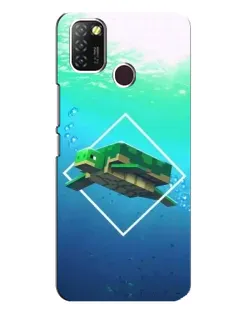 Чехол для Infinix Hot 10 Lite с картинкой «Черепаха Minecraft» Чехол для Infinix Hot 10 Lite с картинкой «Черепаха Minecraft»