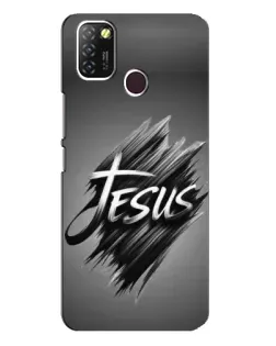 Чехол для Infinix Hot 10 Lite с картинкой «Надпись Jesus Graffiti»