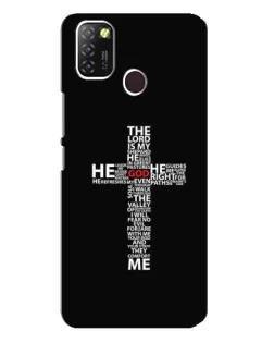 Чохол для Infinix Hot 10 Lite з картинкою «Текстовий хрест»