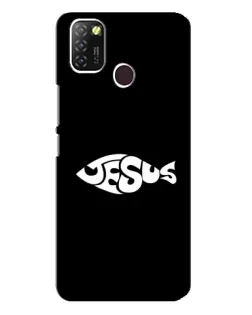 Чохол для Infinix Hot 10 Lite з картинкою «Риба  Jesus»