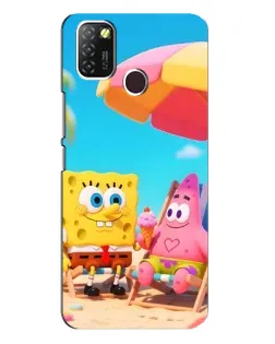 Чехол для Infinix Hot 10 Lite с картинкой «Отдых на пляже»