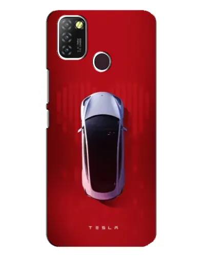Чехол для Infinix Hot 10 Lite с картинкой «Tesla Top View» Чехол для Infinix Hot 10 Lite с картинкой «Tesla Top View»