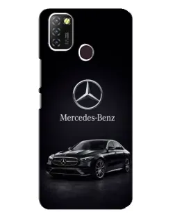 Чехол для Infinix Hot 10 Lite с картинкой «Mercedes — решетка радиатора»