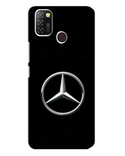 Чехол для Infinix Hot 10 Lite с картинкой «Mercedes классический лого»