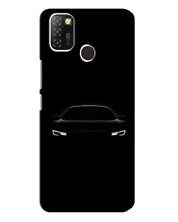 Чехол для Infinix Hot 10 Lite с картинкой «Взгляд Audi в темноте»