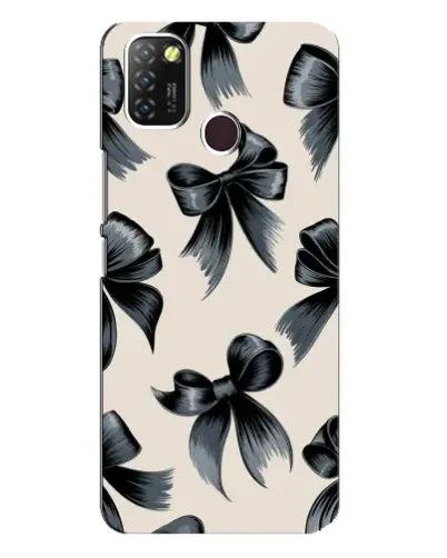 Чехол для Infinix Hot 10 Lite с картинкой «Банты Coquette»