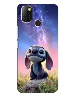 Чехол для Infinix Hot 10 Lite с картинкой «Стич на рассвете»