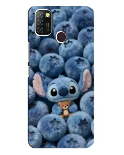 Чохол для Infinix Hot 10 Lite з картинкою «Стіч та лохина»
