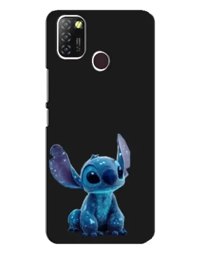 Чохол для Infinix Hot 10 Lite з картинкою «Стіч на чорному»