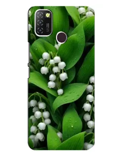 Чехол для Infinix Hot 10 Lite с картинкой «Ландыши в зелени»