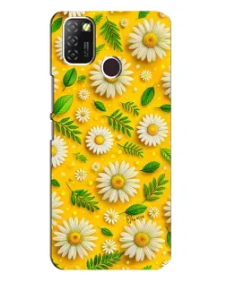 Чехол для Infinix Hot 10 Lite с картинкой «Ромашковое солнце»