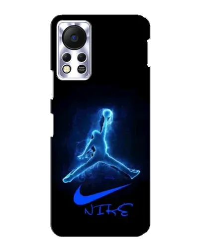 Чехол для Infinix Hot 11s с картинкой «Jordan Neon Blue»