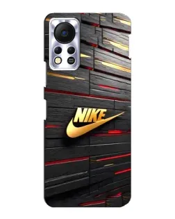 Чехол для Infinix Hot 11s с картинкой «Золотой Nike на металле» Чехол для Infinix Hot 11s с картинкой «Золотой Nike на металле»
