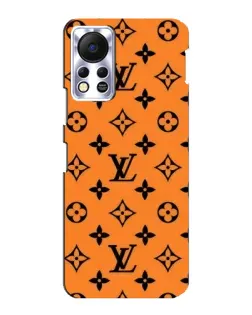 Чехол для Infinix Hot 11s с картинкой «Оранжевый стиль LV»