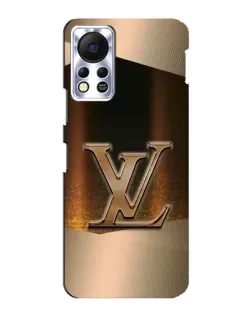 Чехол для Infinix Hot 11s с картинкой «LV — золотое сияние»