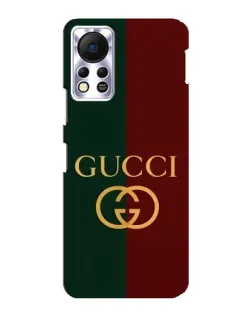 Чехол для Infinix Hot 11s с картинкой «Gucci — темно-зеленый градиент»