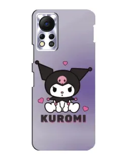 Чохол для Infinix Hot 11s з картинкою «Kuromi — фіолетовий арт»